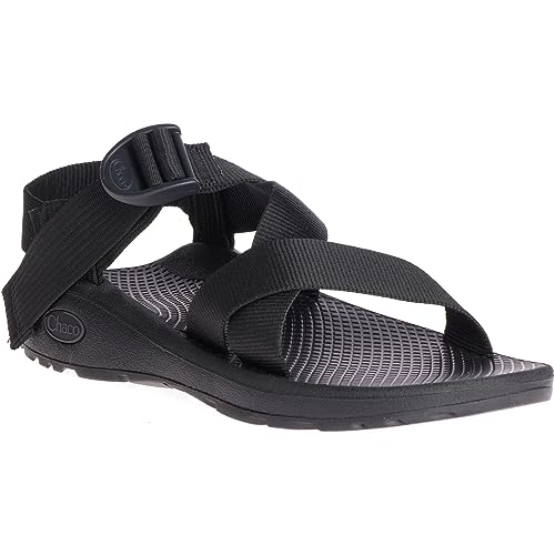 CHACO WOMEN'S Z/CLOUD SANDAL - SIZE: WOMEN 11 (AU/UK W9) - SOLID BLACK - Like New