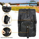 LILYPELLE 4.72" Extra Thick Stadium Seat with Back Support - BLACK - Brand New