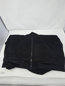 ANGELA BEBE MEN'S HOODED SWEATSUIT LONG SLEEVE FULL-ZIP - SIZE: MEN 2XL - BLACK - Brand New