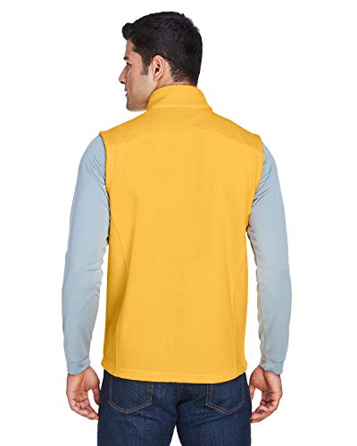 88191 CORE 365 MEN'S JOURNEY FLEECE VEST CAMPUS GOLD M - Like New