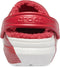 CROCS CLASSIC HOLIDAY CLOG MEN'S 7 WOMEN'S 9 CANDY CANE RED/WHITE - Brand New