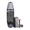 AQUAGLIDE Inflatable Stand Up Paddle Board with Premium Accessories - Black/Gray - Like New
