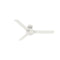 HUNTER FAN CC50811 52" CEILING FAN 3 BLADES CONTEMPORARY FINISH MATTE WHITE - Like New