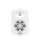 PYLEUSA BLUETOOTH INDOOR OUTDOOR SPEAKERS PAIR - WHITE - Like New