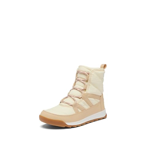 2088241 SOREL Women Whitney ll Plus Lace Waterproof Boot Honey White/Ceramic 8 - Brand New