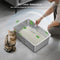 PWTAA STAINLESS STEEL CAT LITTER BOX HIGH METAL KITTEN LITTER PAN, 23.6", COPPER - Like New
