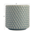Bloomingville Sky Blue Cream Stoneware Pot Crackle Finish - Bleu/Bleach - Brand New