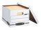 BANKERS BOX 703 Letter / Legal 10x12x15 Basic-Duty Boxes w/ Lift-Off Lids (10PC) - Like New