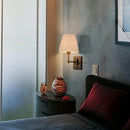 SAMTEEN Swing Arm Wall Sconces Set of Two Modern Black Sconce Light Plug - Brand New