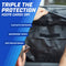 P.I. AUTO STORE ROOFTOP WATERPROOF CAR ROOF BAG WITH EXTRA STORAGE - BLACK - Like New