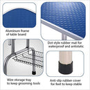 Dog Grooming Table Large Dogs Adjustable Height Heavy Duty 46''/Blue - Brand New