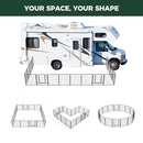 FXW Instant Dog Playpen RV Camping Quick Setup Dog Fence Hinged Panels 24" H - Like New