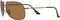 Ray-Ban Metal Aviator Sunglasses FRAME RB3267 - Polished Brown LENSES Brown - Like New