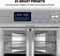 For Parts: Kalorik MAXX 26 QT Stainless Steel Digital Air Fryer AFO-46045-SS NO POWER
