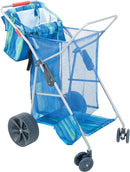 Rio Brands Deluxe Wonder Wheeler Wide AWWC6W-17 - Blue Print - Like New