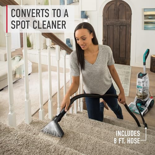HOOVER SMARTWASH AUTOMATIC CARPET CLEANER MACHINE - FH52000 - TURQUOISE - Like New