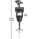 BLACK AND DECKER CAT REPELLENT OUTDOOR SQUIRREL DETERRENT SOLAR BDXPC803 - BLACK - Like New