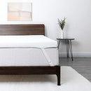 B08F9VD9K7 Mattress Topper 4" Memory Foam Bamboo Washable Cooling Cover - Brand New