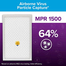 Filtrete Smart Replenishable AC Furnace Air Filter MPR 1500 2-Pack - White - Brand New