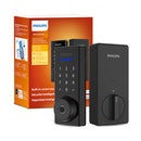 PHILIPS 4000 SERIES BUILT-IN WI-FI FINGERPRINT TOUCHSCREEN SMART - MATTE BLACK - Like New