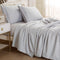 STYLE ASIA TEXTILIA 4 PIECE BED SHEET SET KING SIZE DEEP POCKETS - GRAY - Like New
