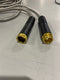 ANUFLES HEAVY-DUTY STAINLESS STEEL GARDEN HOSE - ULTRA-FLEXIBLE - BLACK/YELLOW - Like New
