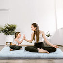 NATSUKAGE THICKEN SLEEPING MATTRESS FOLDING FULL - GRAY MATTRESS/WHITE COVER - Like New