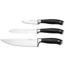 HENCKELS FORGED ELITE RAZOR-SHARP 3-PIECE KITCHEN KNIFE SET - STAINLESS STEEL - Brand New