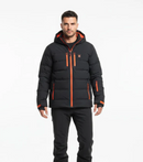 SPYDER MENS RECON SYNTHETIC DOWN JACKET SIZE: MEN 3XL - BLACK RED - Like New