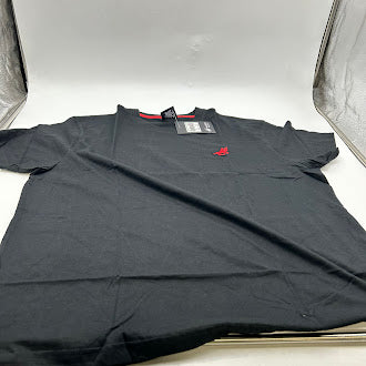 PACIFIC POLO CLUB MEN'S SHORT SLEEVE TEE SHIRT - SIZE: MEN XL - BLACK/RED - Brand New