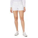 WNJ14184L J100 WOMEN'S WALLFLOWER SASSY DENIM SHORTS WHITE 9 - Brand New