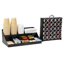 MIND READER 11-COMPARTMENT ORGANIZER POD CAROUSEL SET 50 CAPACITY - BLACK - Like New
