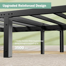 Mr. IRONSTONE Full Size Bed Frame with Headboard and Footboard - Brand New