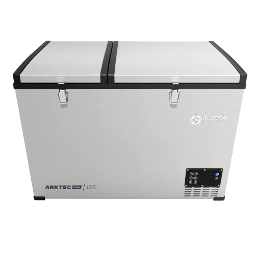 BLUEFIN ACTIVE ARKTEC DUO 125L | PORTABLE TRAVEL FRIDGE - SILVER - Like New