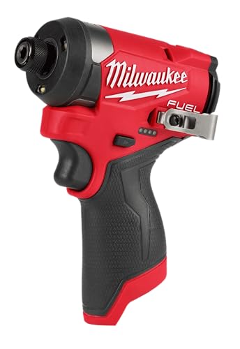 MILWAUKEE ELECTRIC - M12 FUEL 1/4" HEX IMPACT DRIVER RED/BLACK 3453-20 - Like New