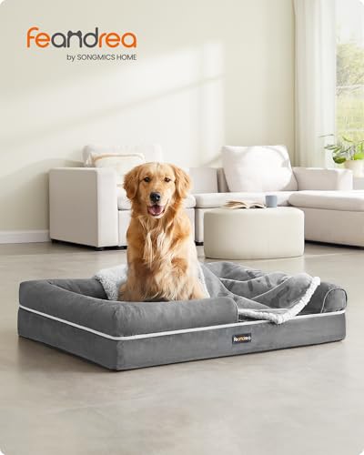 Feandrea Dog Bed Orthopedic Large Waterproof Bed Removable Washable Cover - Like New