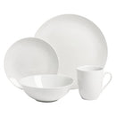 10 Strawberry Street Simply White Coupe 16 Piece Ceramic Dinnerware B00D3T5FWI - Like New
