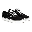 VANS MEN'S DOHENY DECON SUEDE SNEAKER SIZE MEN 9 BLACK/WHITE - Like New
