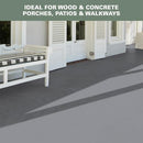 KILZ Porch & Patio Latex Floor Paint, Slate Gray, 1 Gallon B01MQCGX1T - Brand New