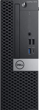 DELL OPTIPLEX 7070 I5-9600 16GB 256GB SSD WINDOWS 11 PRO - NO WIFI, BT - BLACK - Like New