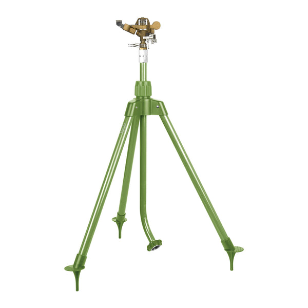 MARTHA STEWART HEAVY-DUTY BRASS IMPULSE SPRINKLER METAL TRIPOD 39" MTS-TIS39B Like New