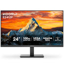 KOORUI 24" Computer Monitor FHD 1920 x 1080p 100Hz VA 3000:1 24N1A - BLACK - Like New