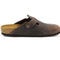 Birkenstock Boston Soft Footbed Clogs - Size 7-7.5 - Brown Habana - Like New