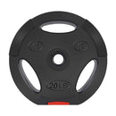 Fitvids Vinyl Standard 1-Inch Plate Weight Plate for Strength 20-Pound, Pair - Brand New