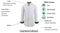 GALAXY BY HARVIC MENS LONG SLEEVE SOLID SLIM FIT DRESS SHIRTS SIZE 2XL - WHITE - Brand New