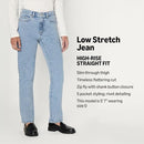 Amazon Essentials Women's High-Rise Straight Leg Jean, Tinted Ice Light Wash, 18 - Brand New