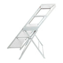 ORIGAMI RACK 2 IN 1 MULTIFUNCTIONAL STORAGE SHELF TO TABLE DESK UNIT - WHITE - Like New