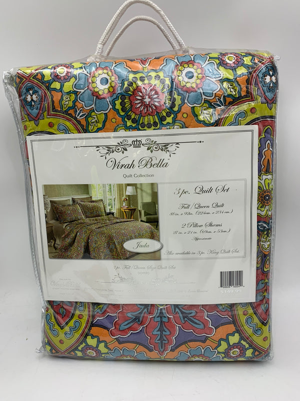 VIRAH BELLA 3 PC QUILT COLLECTION - Brand New