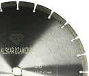 ALSKAR DIAMOND 16" GENERAL PURPOSE SAW SEGMENTED DIAMOND, ADLSS-16, SILVER - Like New