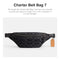 CR785 COACH MEN'S CHARTER BELT BAG 7 BLACK DENIM - Brand New